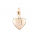 Charm donna gioielli Sagapò Happy in acciaio 316L pvd oro rosa Cuore sha327