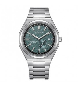 Orologio Solo Tempo Uomo Citizen Automatico Super Titanio verde nj0180-80x