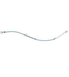 Bracciale Bambino Bambina Gioielli Nanan Bijou laccio azzurro